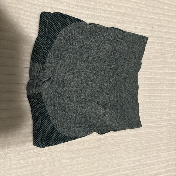 Pants - Stylish Women's Athletic Shorts in Dark Gray